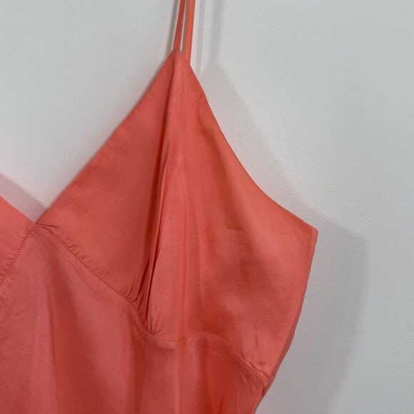 MEGAN PARK Size M 100% Silk Slip Dress Spaghetti Strap Mini Australian Designer - Picture 5 of 15